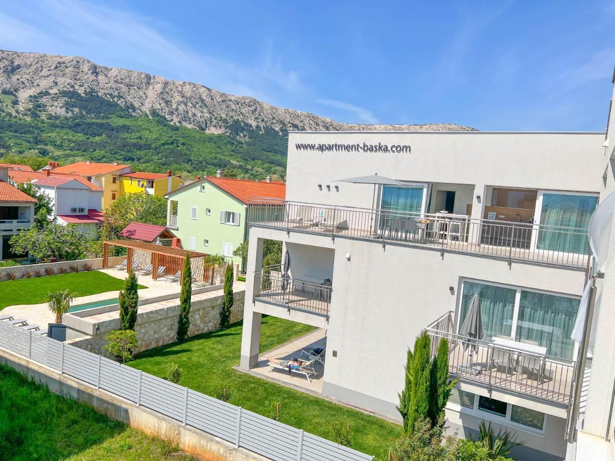 Apartment Baska, Exklusive Apartments Mit Poolarea In Baska, Krk - Kroatien 外观 照片