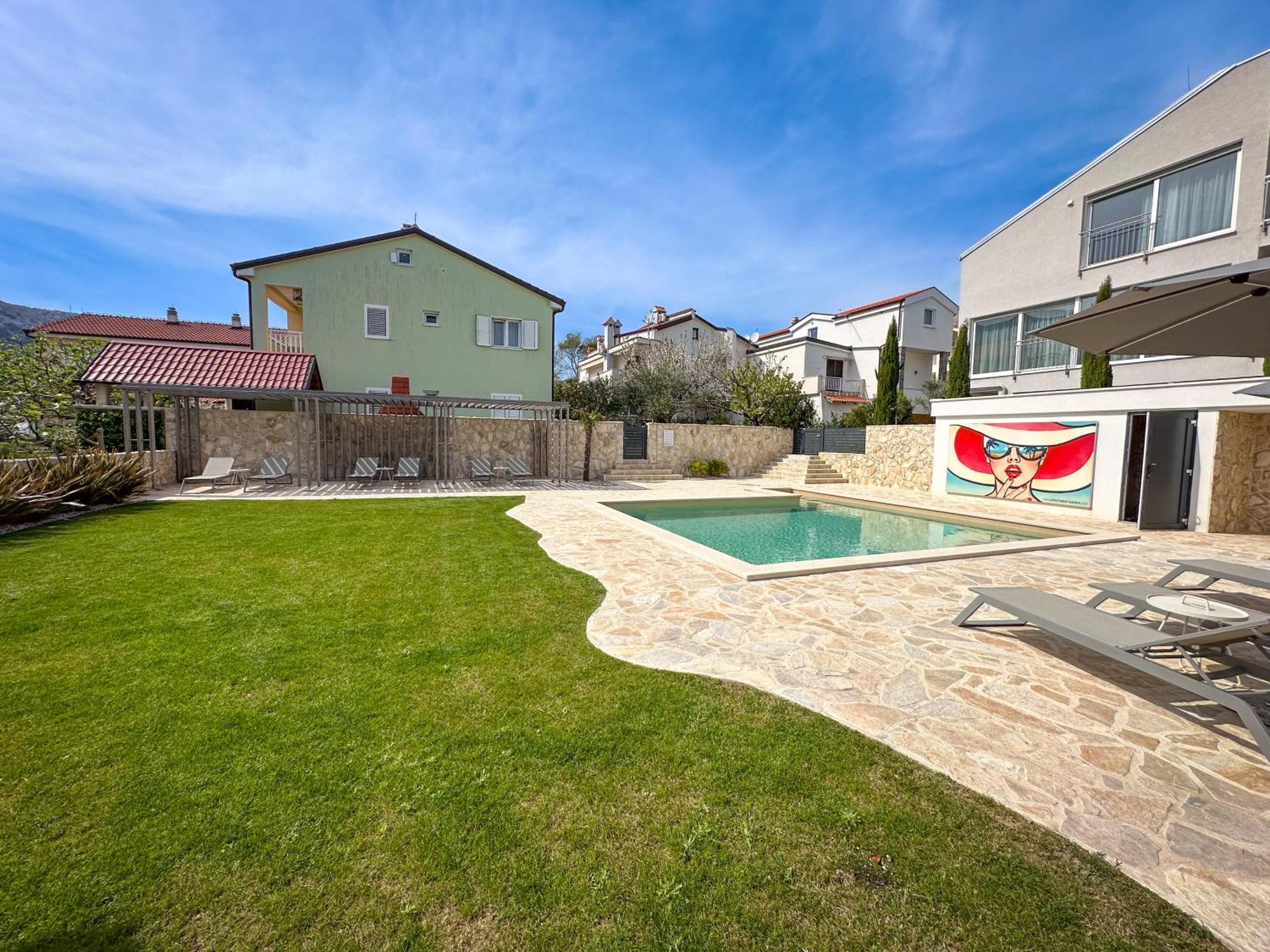 Apartment Baska, Exklusive Apartments Mit Poolarea In Baska, Krk - Kroatien 外观 照片