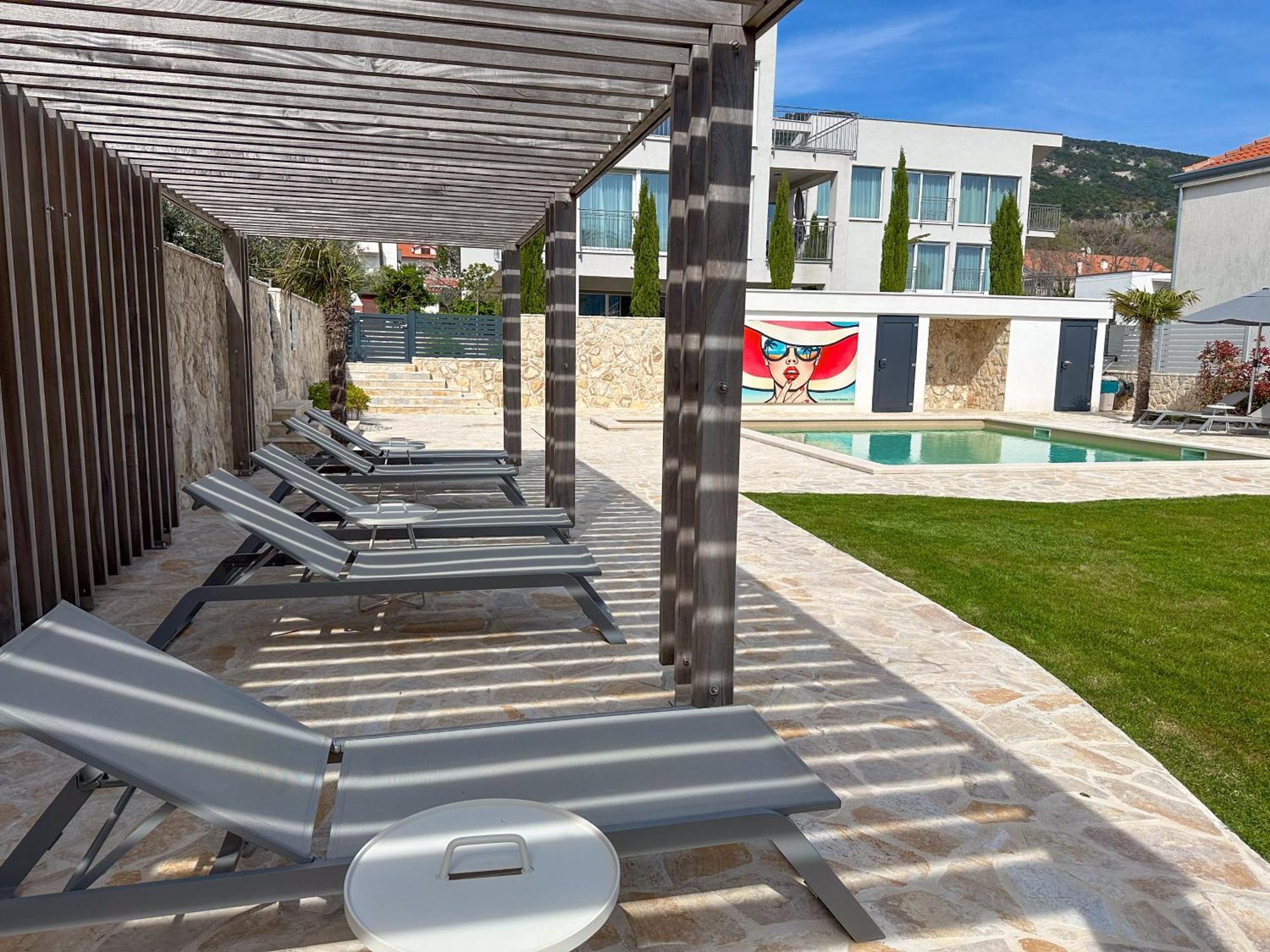 Apartment Baska, Exklusive Apartments Mit Poolarea In Baska, Krk - Kroatien 外观 照片