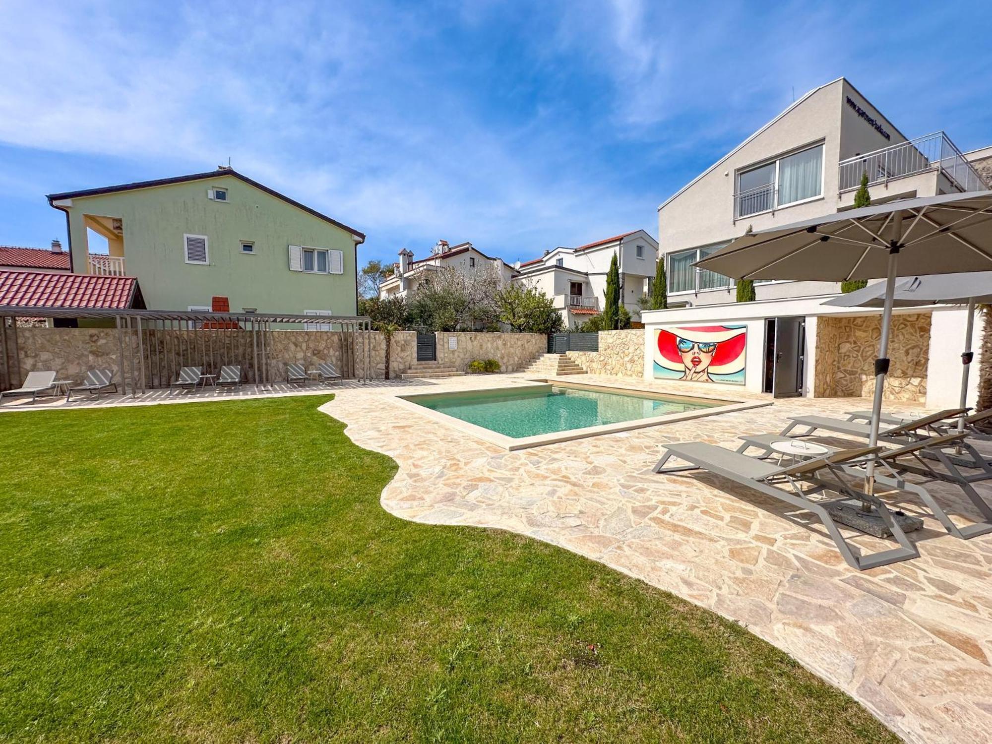Apartment Baska, Exklusive Apartments Mit Poolarea In Baska, Krk - Kroatien 外观 照片