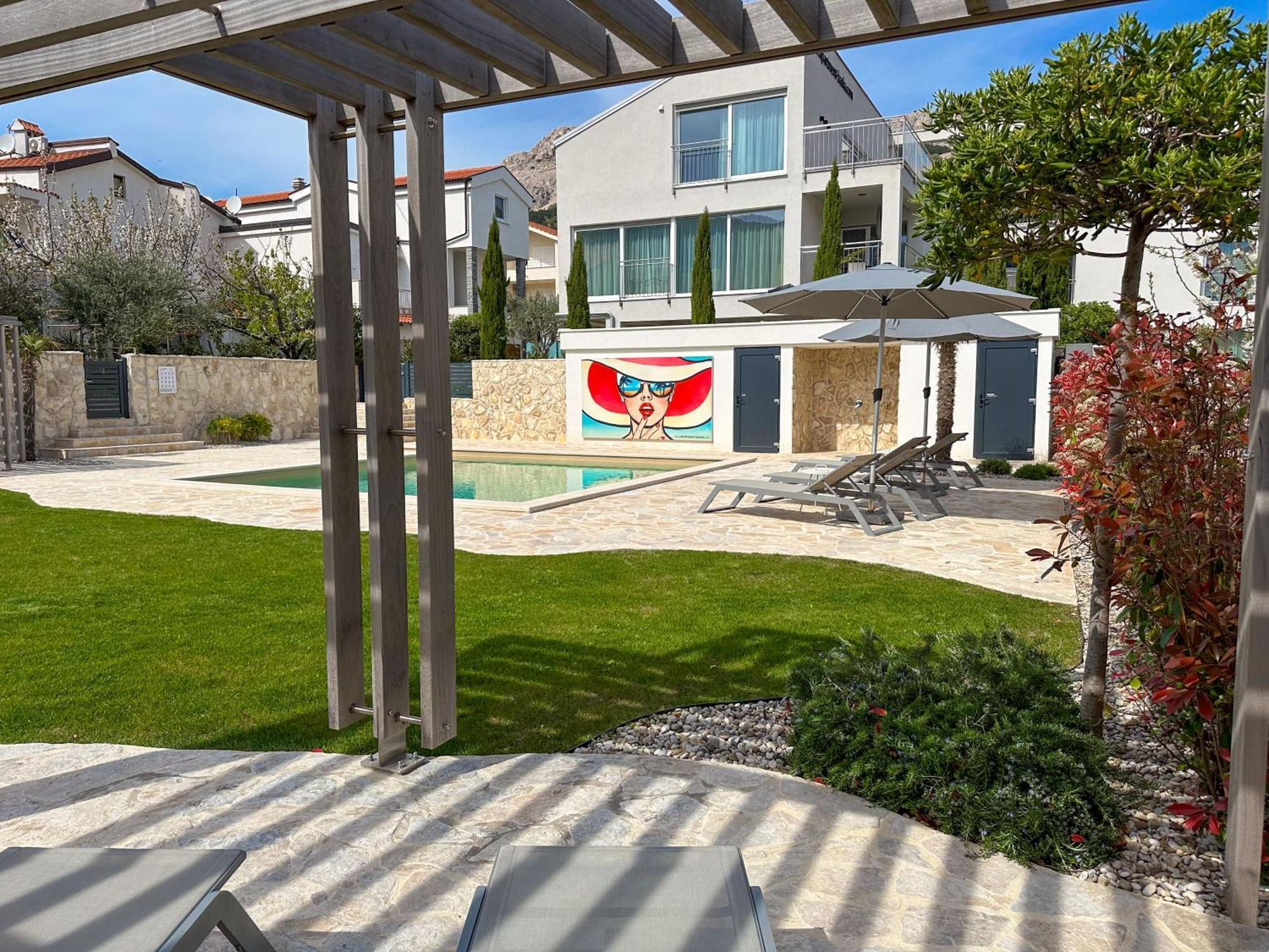 Apartment Baska, Exklusive Apartments Mit Poolarea In Baska, Krk - Kroatien 外观 照片