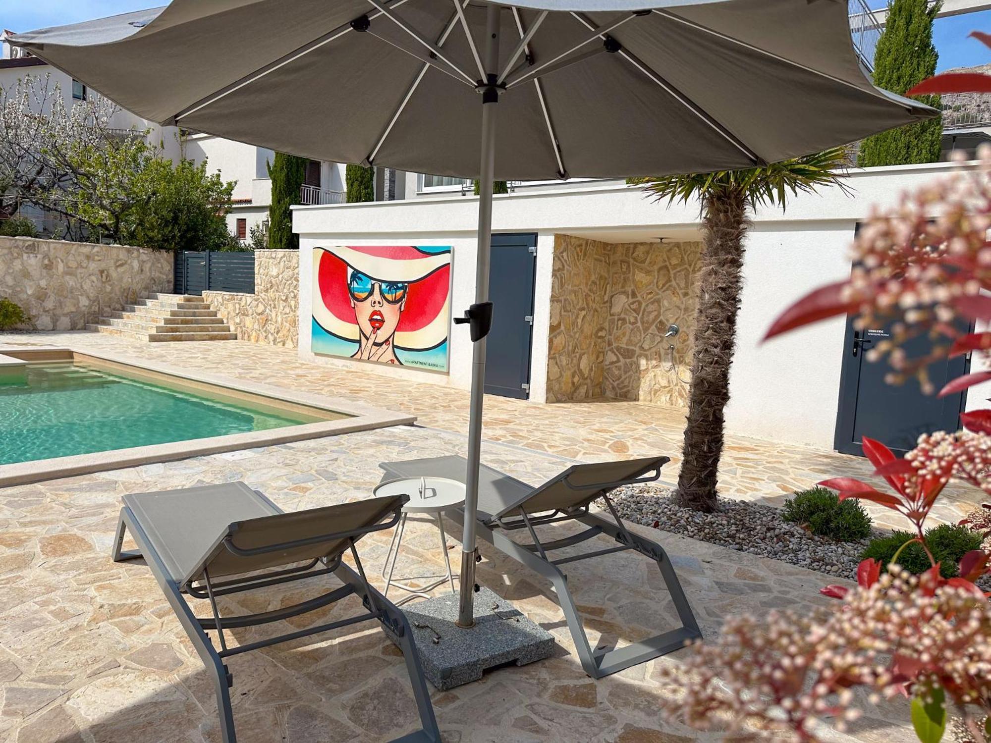 Apartment Baska, Exklusive Apartments Mit Poolarea In Baska, Krk - Kroatien 外观 照片