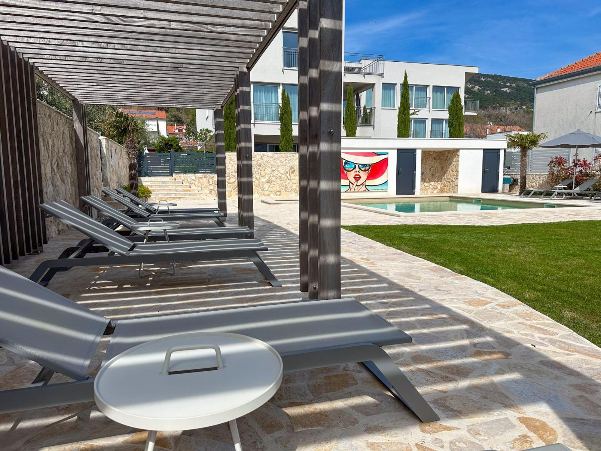 Apartment Baska, Exklusive Apartments Mit Poolarea In Baska, Krk - Kroatien 外观 照片