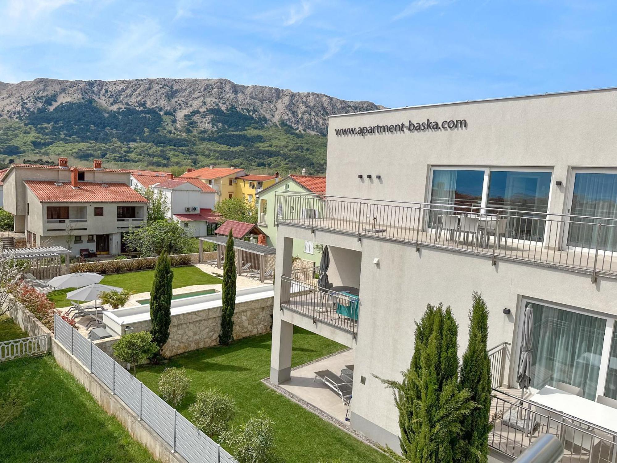 Apartment Baska, Exklusive Apartments Mit Poolarea In Baska, Krk - Kroatien 外观 照片